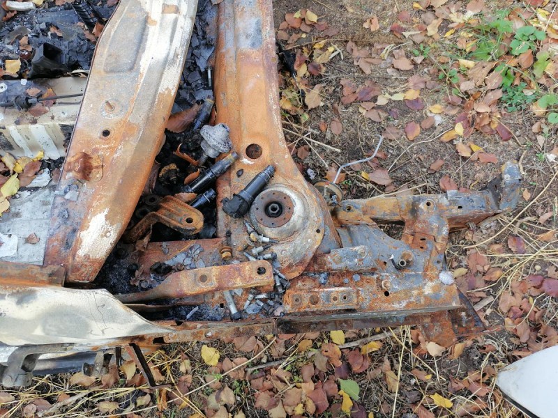 Solaris №5 лонжерон правый деф