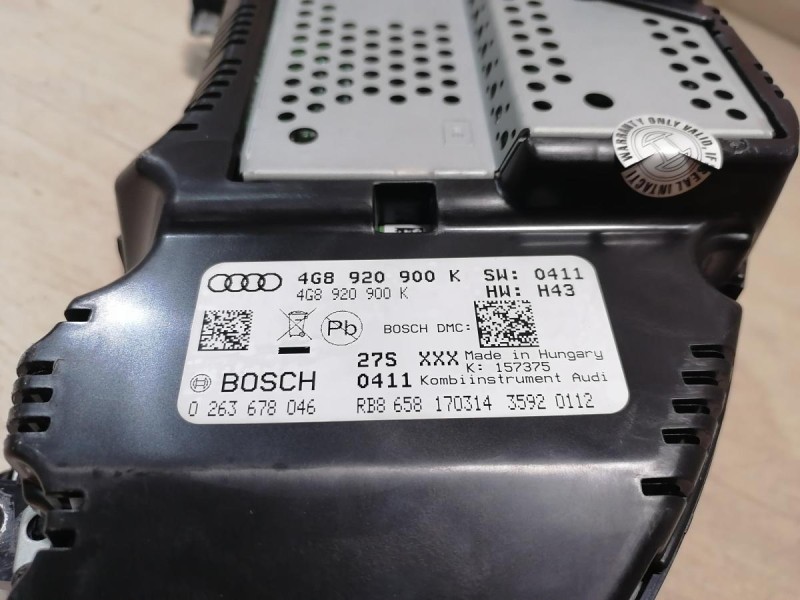 Audi A6 C7 панель приборов