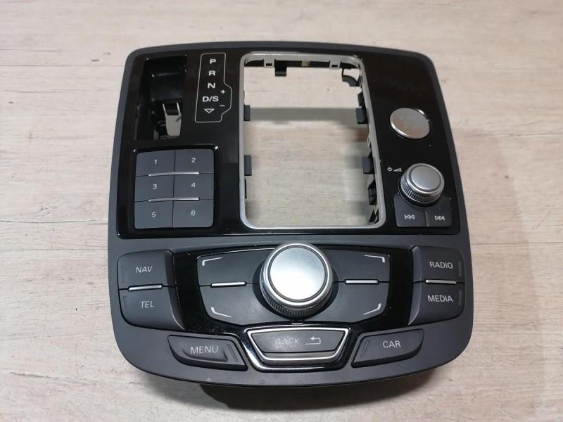 Audi A6 C7 блок управления магнитолой мультимедией панель блок кнопок