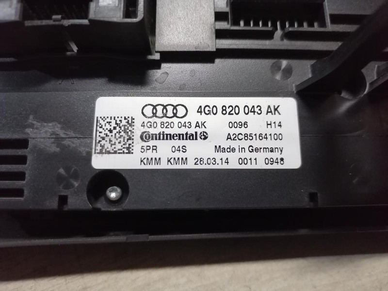Audi A6 C7 блок управления климат контролем