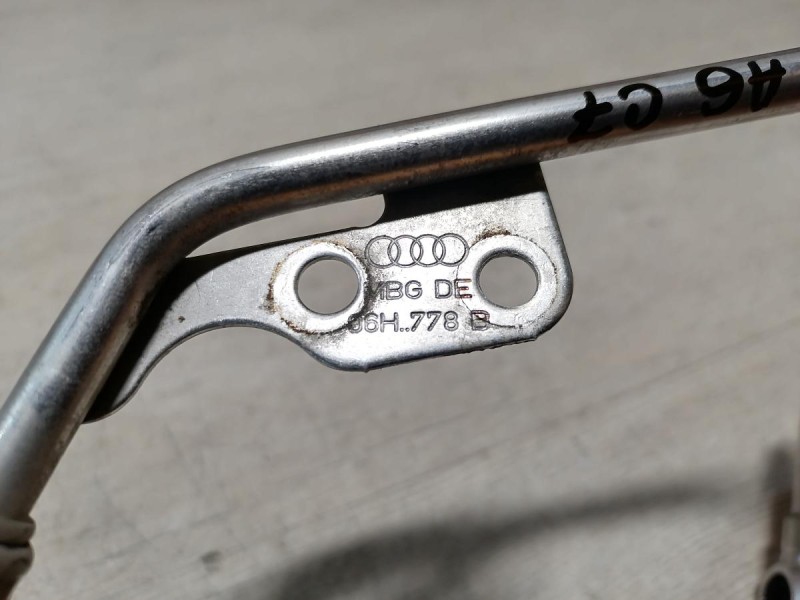 Audi A6 C7 трубка турбины масляная патрубок 06h778b