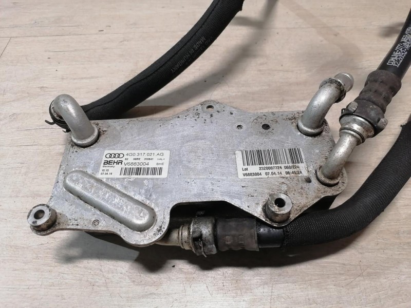 Audi A6 C7 радиатор охлаждения коробки акпп теплообменник