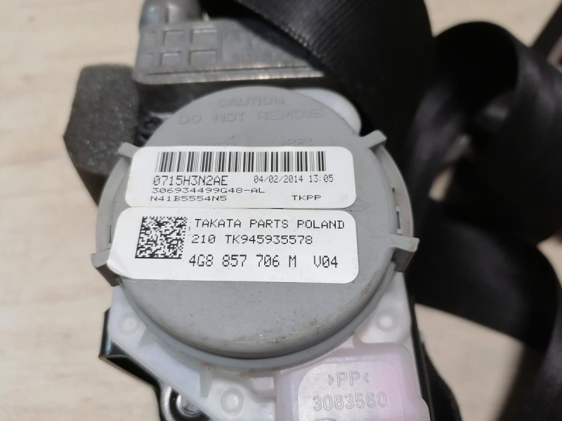 Audi A6 C7 ремень безопасности передний правый стрел