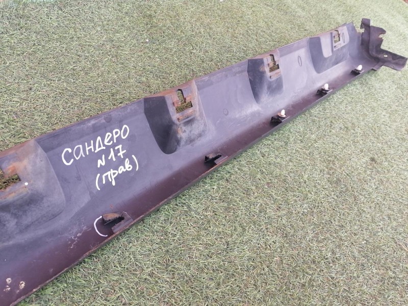 Sandero №17 накладка порога правая деф