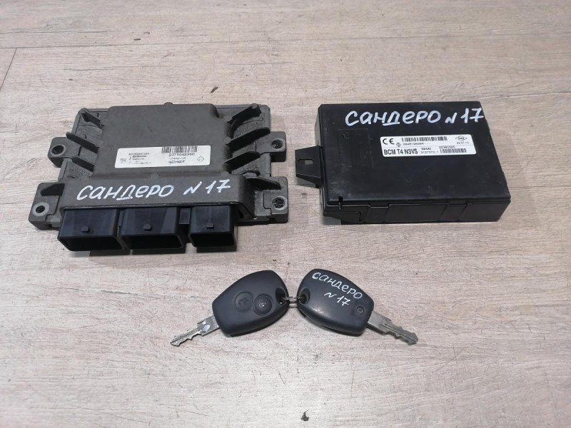 Sandero №17 блок управления двигателем эбу мозги блок комфорта чипы