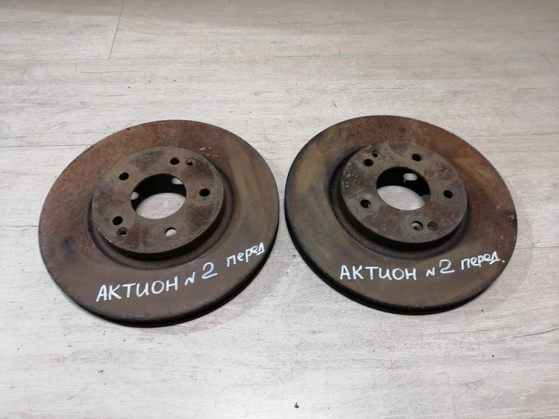 Actyon №2 диск тормозной передний комплект деф