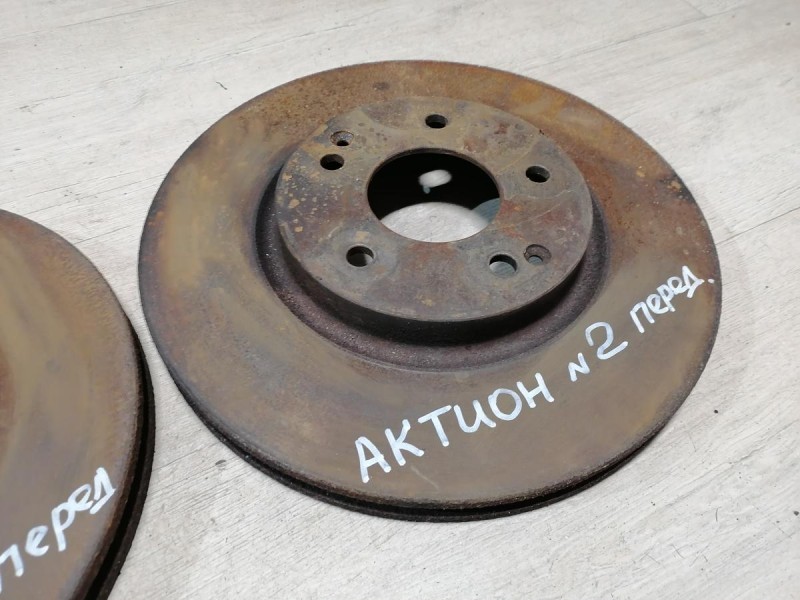 Actyon №2 диск тормозной передний комплект деф
