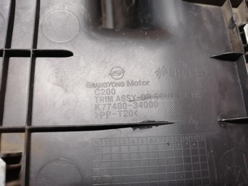 Actyon №2 обшивка порога задняя правая