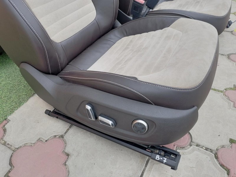 Passat B7 сиденье переднее заднее кожа комбинированная алькантара к-кт деф