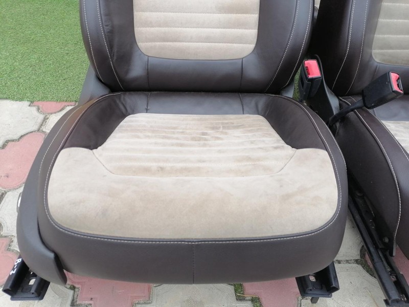 Passat B7 сиденье переднее заднее кожа комбинированная алькантара к-кт деф