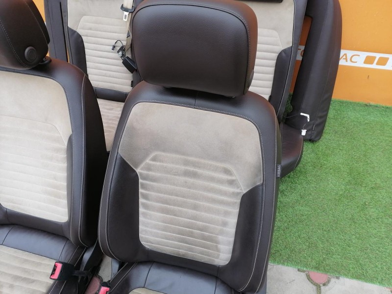 Passat B7 сиденье переднее заднее кожа комбинированная алькантара к-кт деф