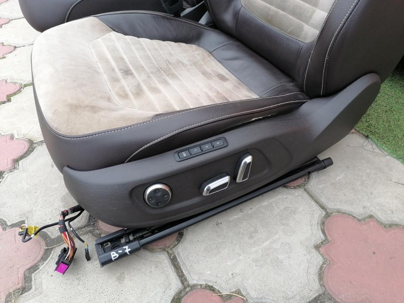 Passat B7 сиденье переднее заднее кожа комбинированная алькантара к-кт деф