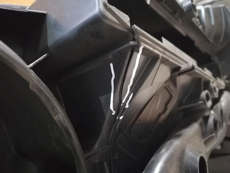 Passat B7 печка корпус климат деф