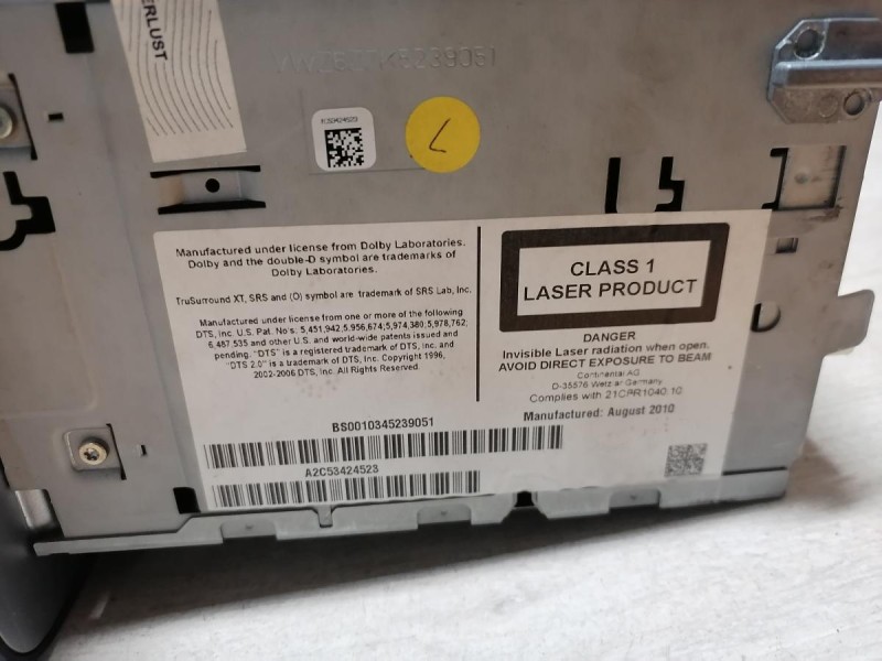 Passat B7 магнитола штатная