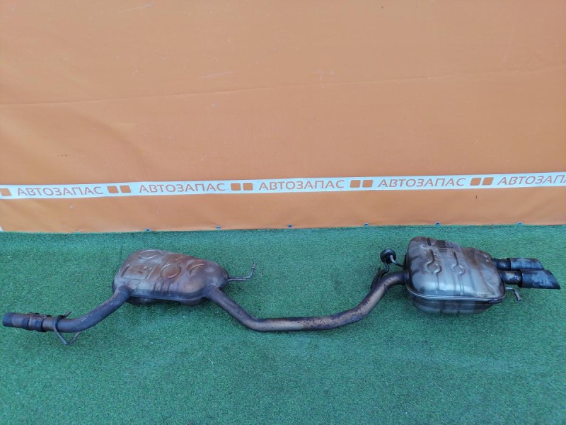 Passat B7 глушитель основной резонатор задняя часть