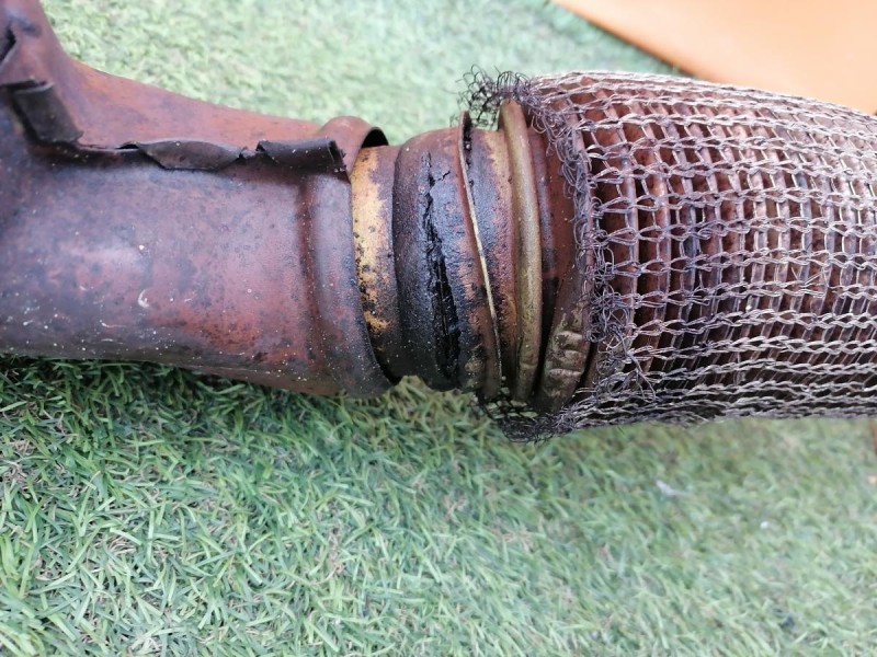 Passat B7 глушитель передняя часть катализатор гофра