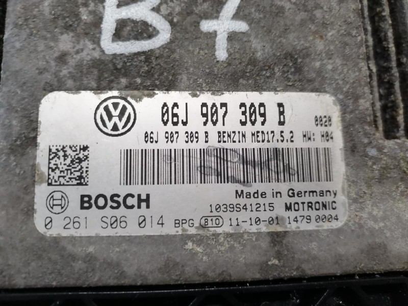 Passat B7 блок управления двигателем эбу двс мозги