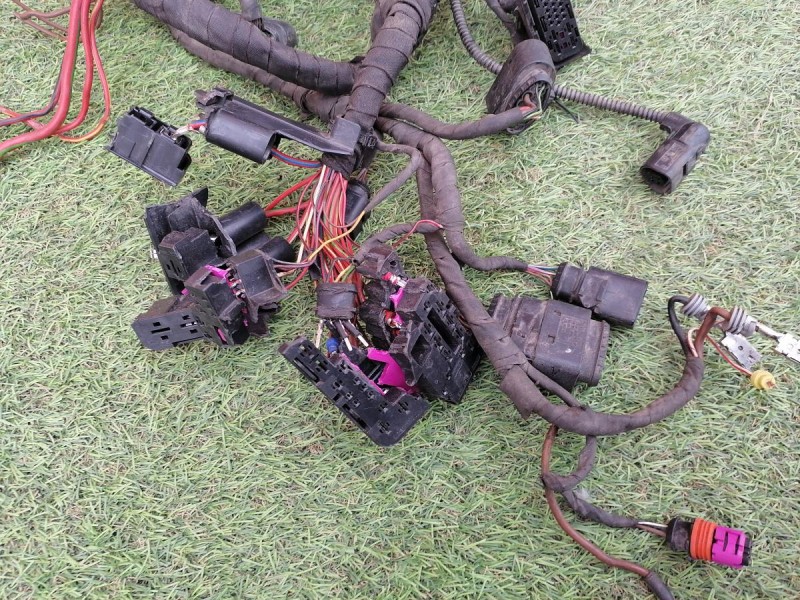 Passat B7 проводка салона подкапотная деф