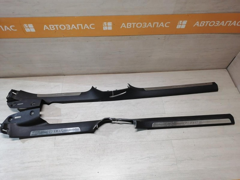 Passat B7 обшивка порога левая правая к-кт деф