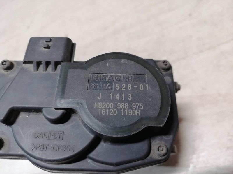 Fluence №4 дроссельная заслонка