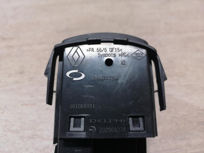 Fluence №4 кнопка регулятор подсветки панели приборов