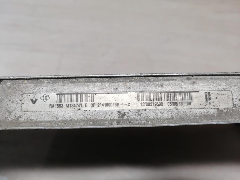 Fluence №4 радиатор кондиционера деф