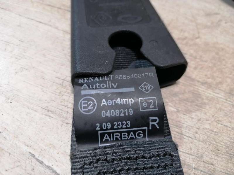 Fluence №4 ремень безопасности передний правый стрел