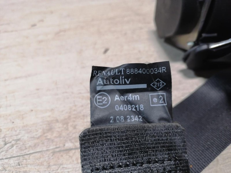 Fluence №4 ремень безопасности задний правый