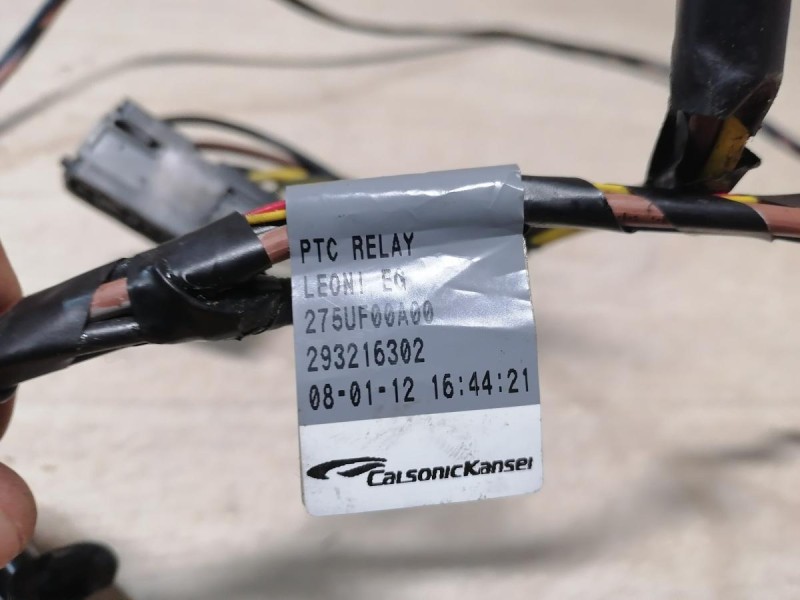 Fluence №4 проводка печки ТЭН