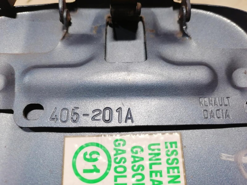 Logan ф2 №4 лючок бензобака синий