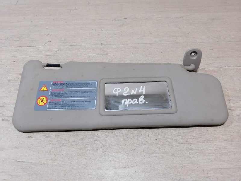 Logan ф2 №4 козырек солнцезащитный правый с зеркалом