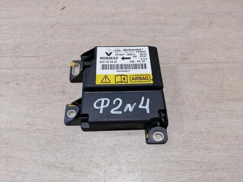 Logan ф2 №4 блок подушек AIR BAG стрел