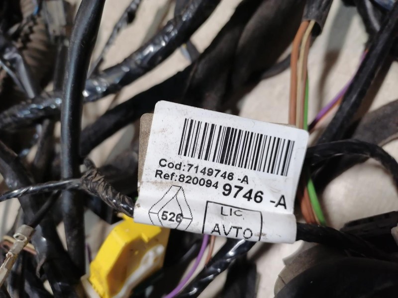 Logan ф2 №4 проводка салона 16кл конд