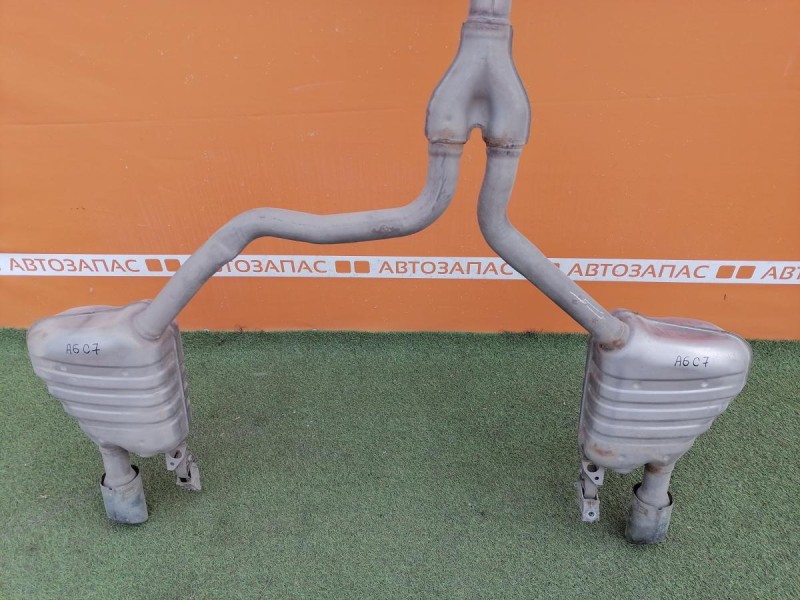 Audi A6 C7 глушитель основной резонатор