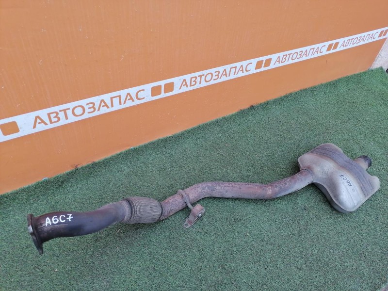 Audi A6 C7 глушитель передняя часть гофра