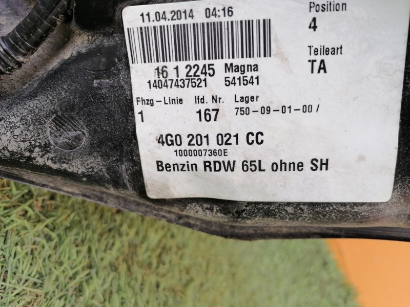 Audi A6 C7 бензобак