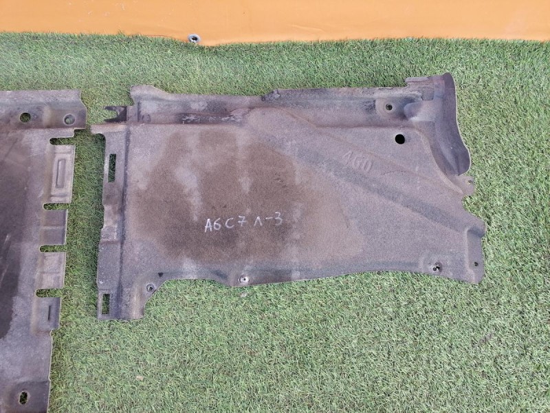Audi A6 C7 защита днища антигравийная левая к-кт