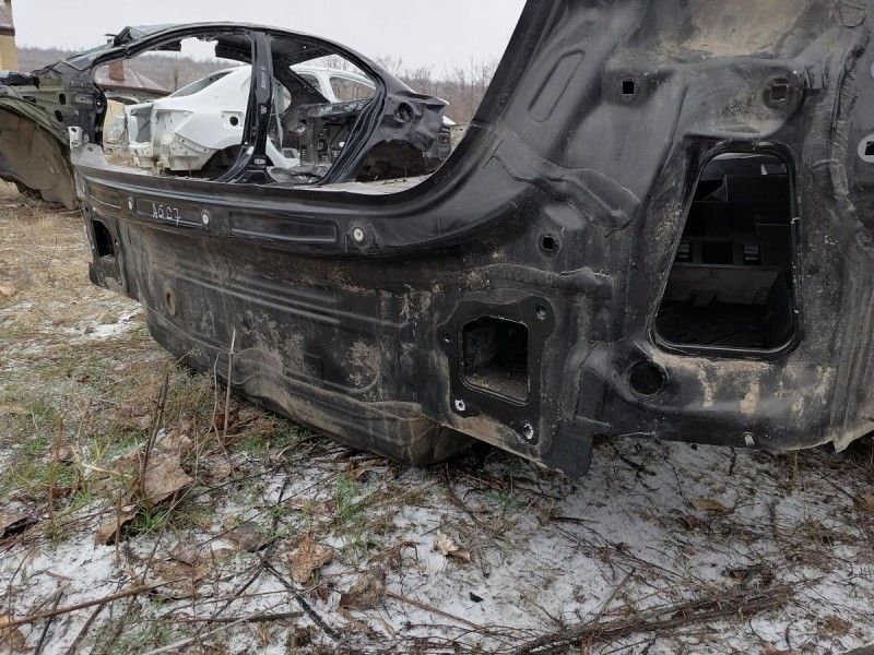 Audi A6 C7 панель задняя ниша под запаску