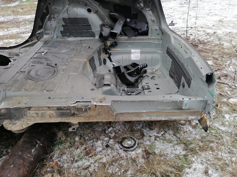 Audi A6 C7 панель задняя ниша под запаску