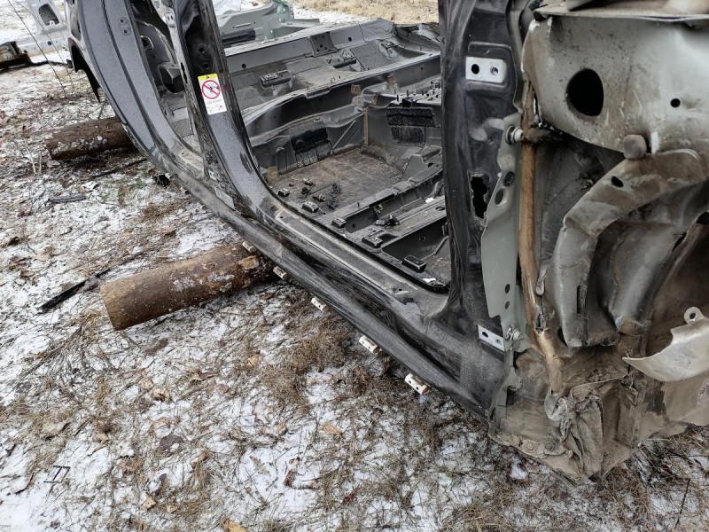 Audi A6 C7 порог правый деф