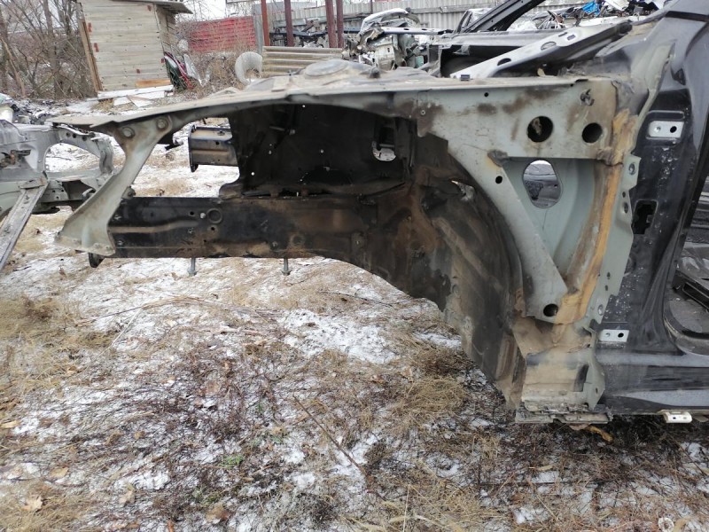 Audi A6 C7 лонжерон левый