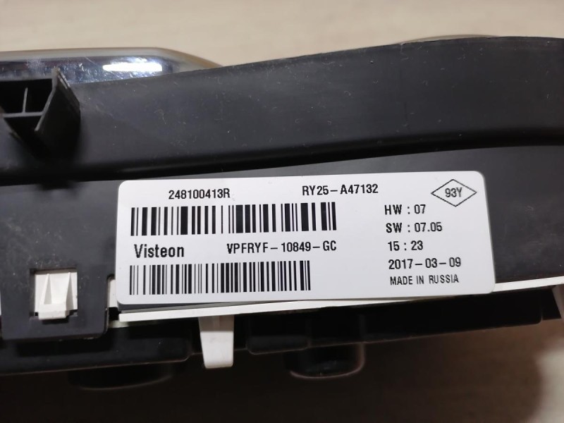 Sandero №18 панель приборов