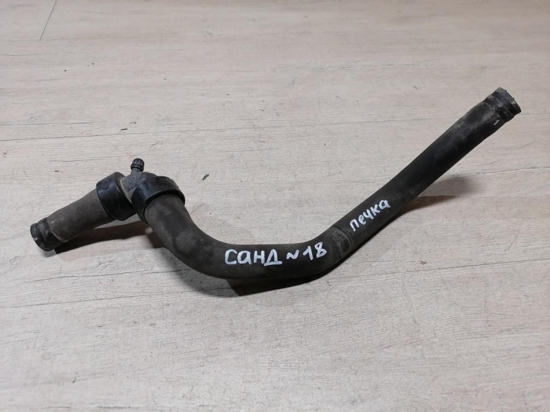 Sandero №18 патрубок печки с клапаном прокачки H4M