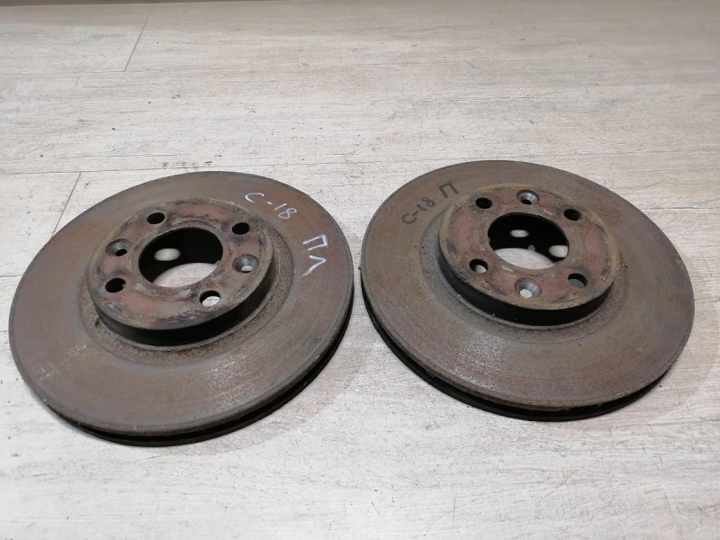 Sandero №18 диск тормозной к-кт 16кл