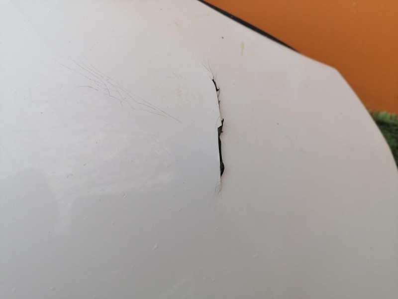 Sandero №18 бампер передний в сборе деф