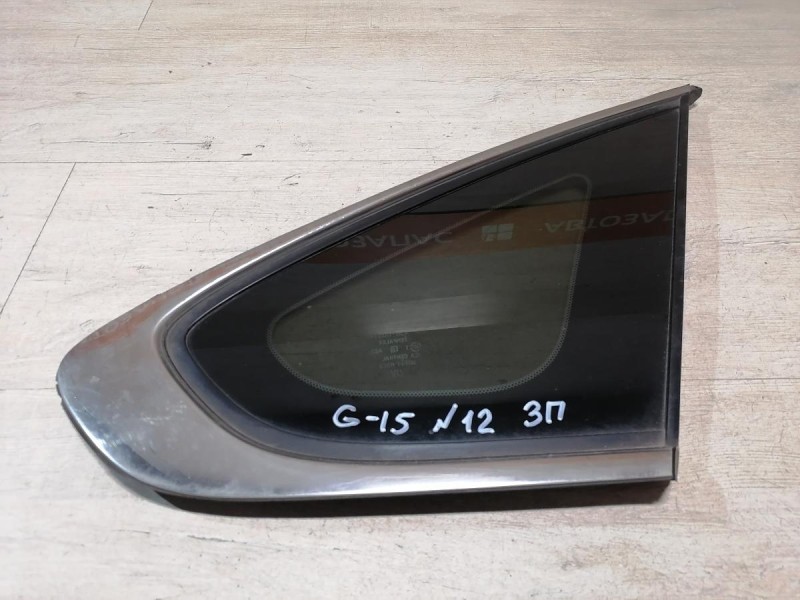 Almera G15 №12 форточка правая 12
