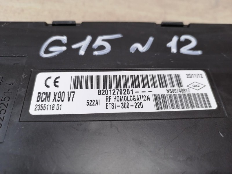 Almera G15 №12 блок комфорта