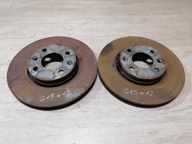 Almera G15 №12 диск тормозной передний к-кт