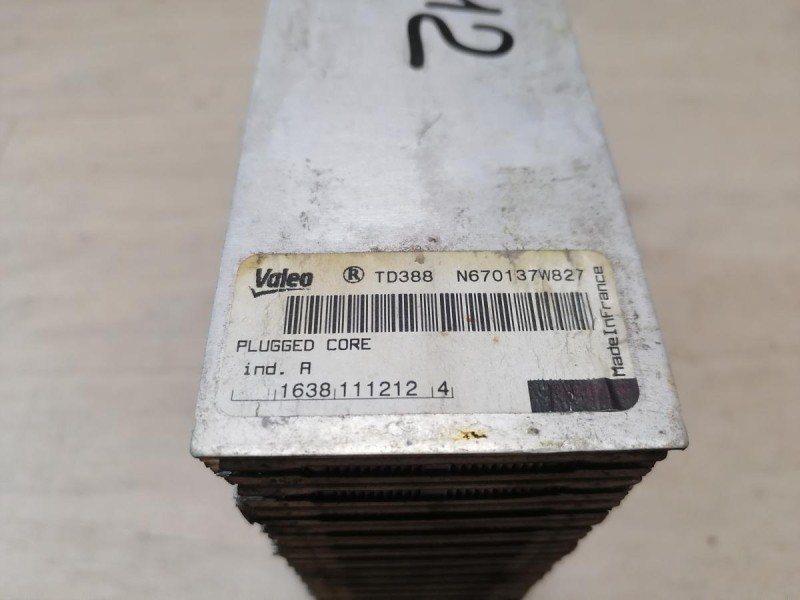 Almera G15 №12 радиатор кондиционера печки