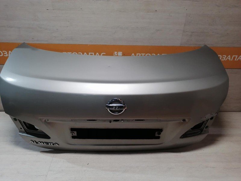 Almera G15 №12 крышка багажника деф